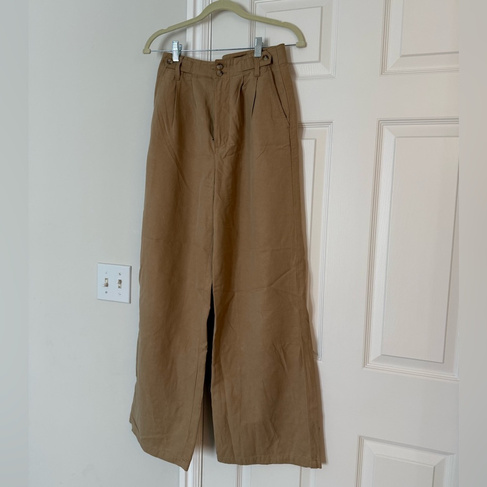 Madewell Wide Leg Pleated Trousers